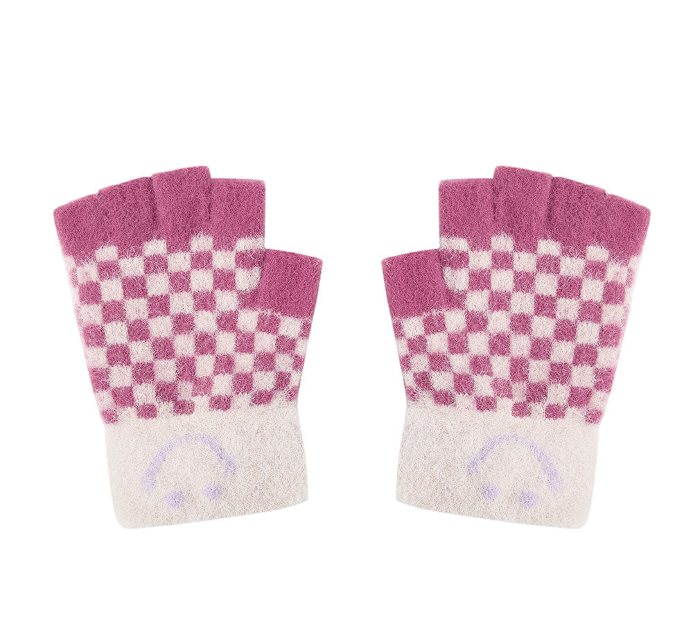 TARRAMARRA® Kids Fingerless Knit Gloves - Ultra Soft & Warm Winter Gloves for Boys & Girls - Perfect for Outdoor Play, School, and Cold Weather Activities
