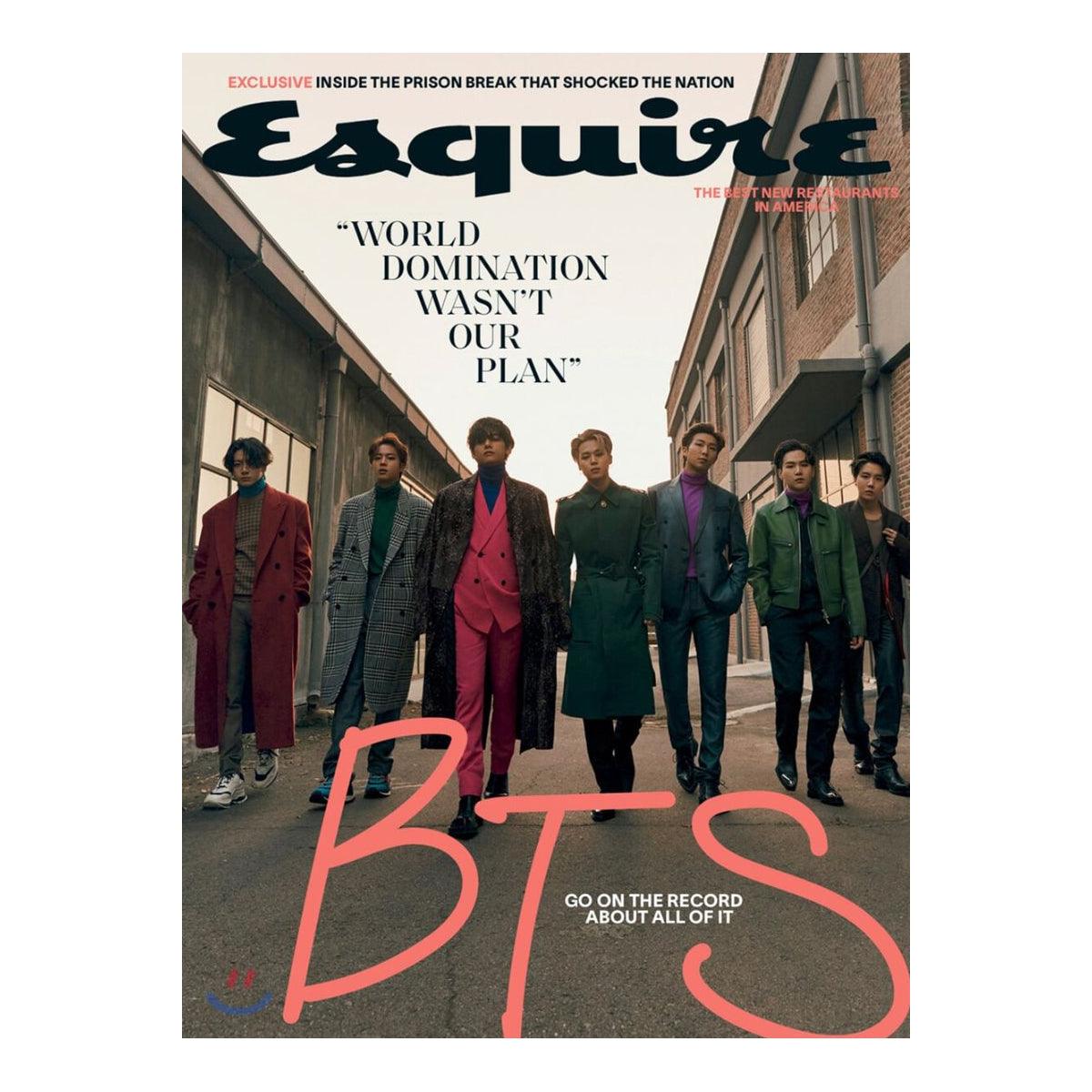 ESQUIRE Winter 2020/21 Magazine - BTS Cover Edition | Fashion, Lifestyle & Celebrity Interviews | Perfect for Coffee Table Display & Collector's Item