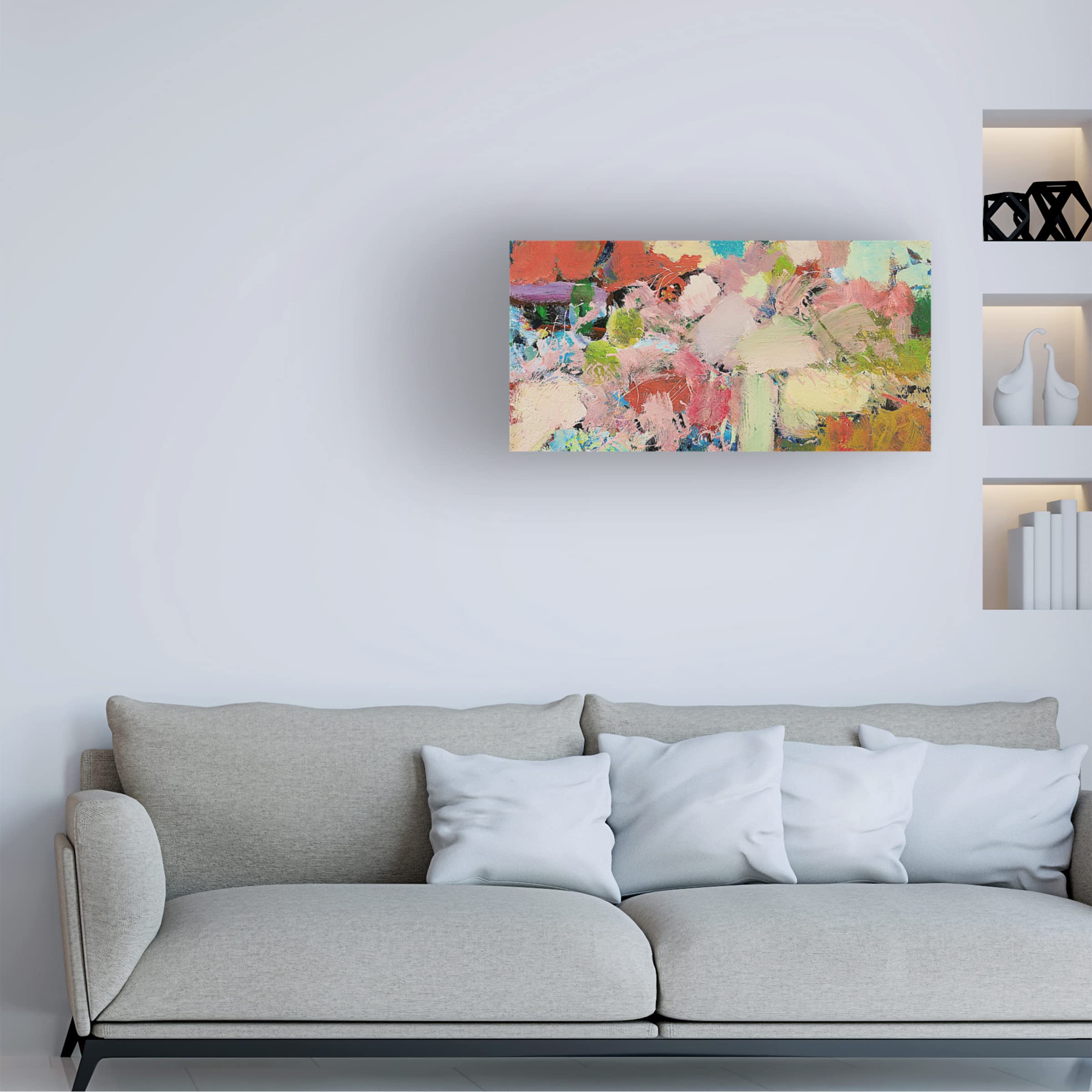 Allan Friedlander 'Azaleas' Floral Canvas Wall Art Print - Vibrant Botanical Home Decor for Living Room, Bedroom & Office