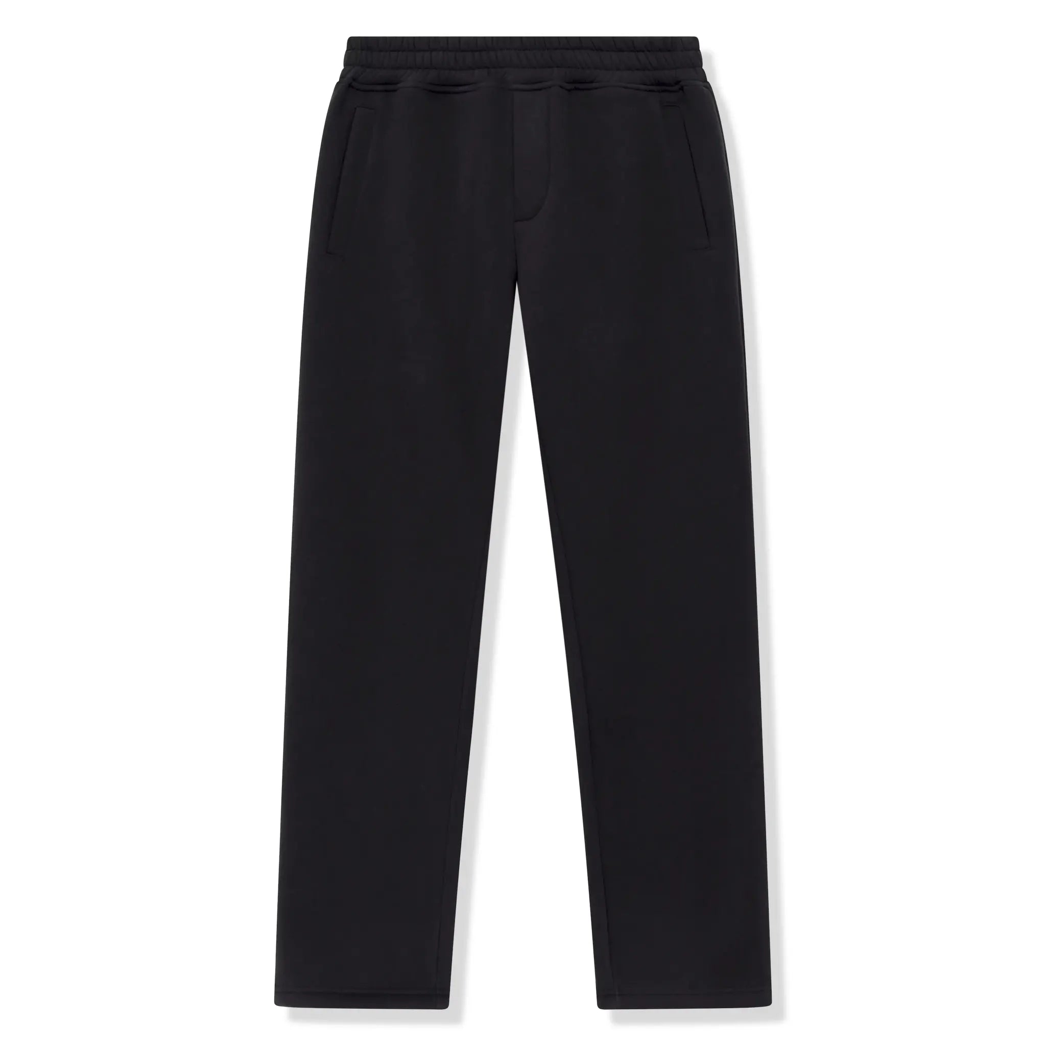 SIARR Essential Black Sweatpants for Men - Comfortable Casual Joggers with Pockets - Perfect for Gym, Lounge & Everyday Wear
