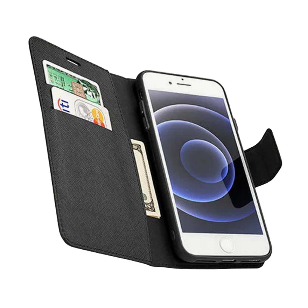 Magnetic Wallet Case for iPhone 7/8 Plus - Slim Protective Cover with Card Holder | Perfect for Everyday Use, Travel & Business Meetings