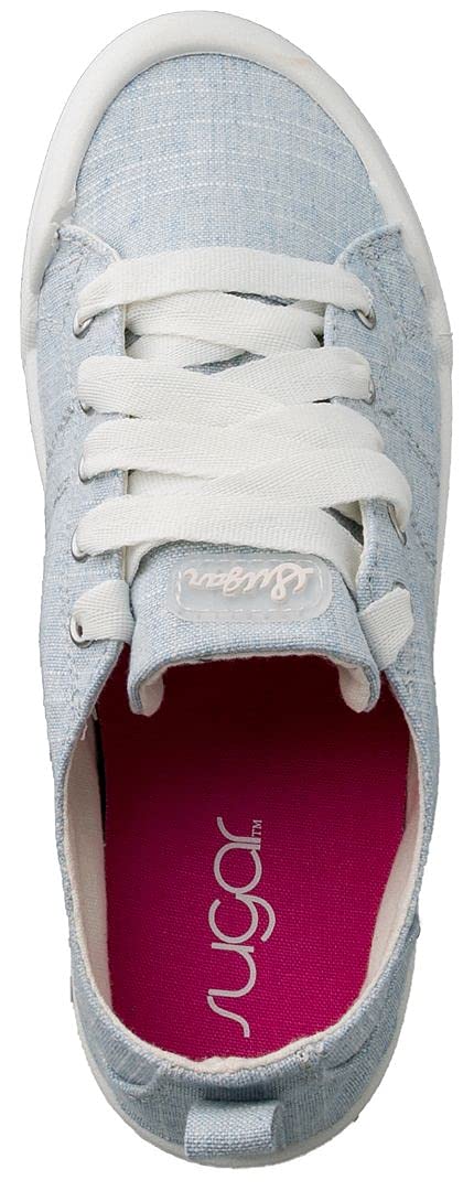 Women's Canvas Sneakers - Low Top Lace Up Casual Shoes with Cute Fashion Design - Comfortable Walking Shoes for Women - Perfect for Daily Wear, Festivals & Outdoor Activities