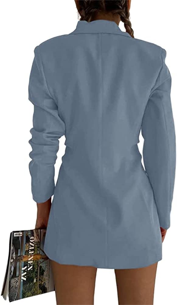 Women's Long Sleeve Blazer Dress - Professional Office Work Attire & Business Casual Outfits for Ladies | Perfect for Corporate Meetings, Office Wear, and Smart Casual Occasions