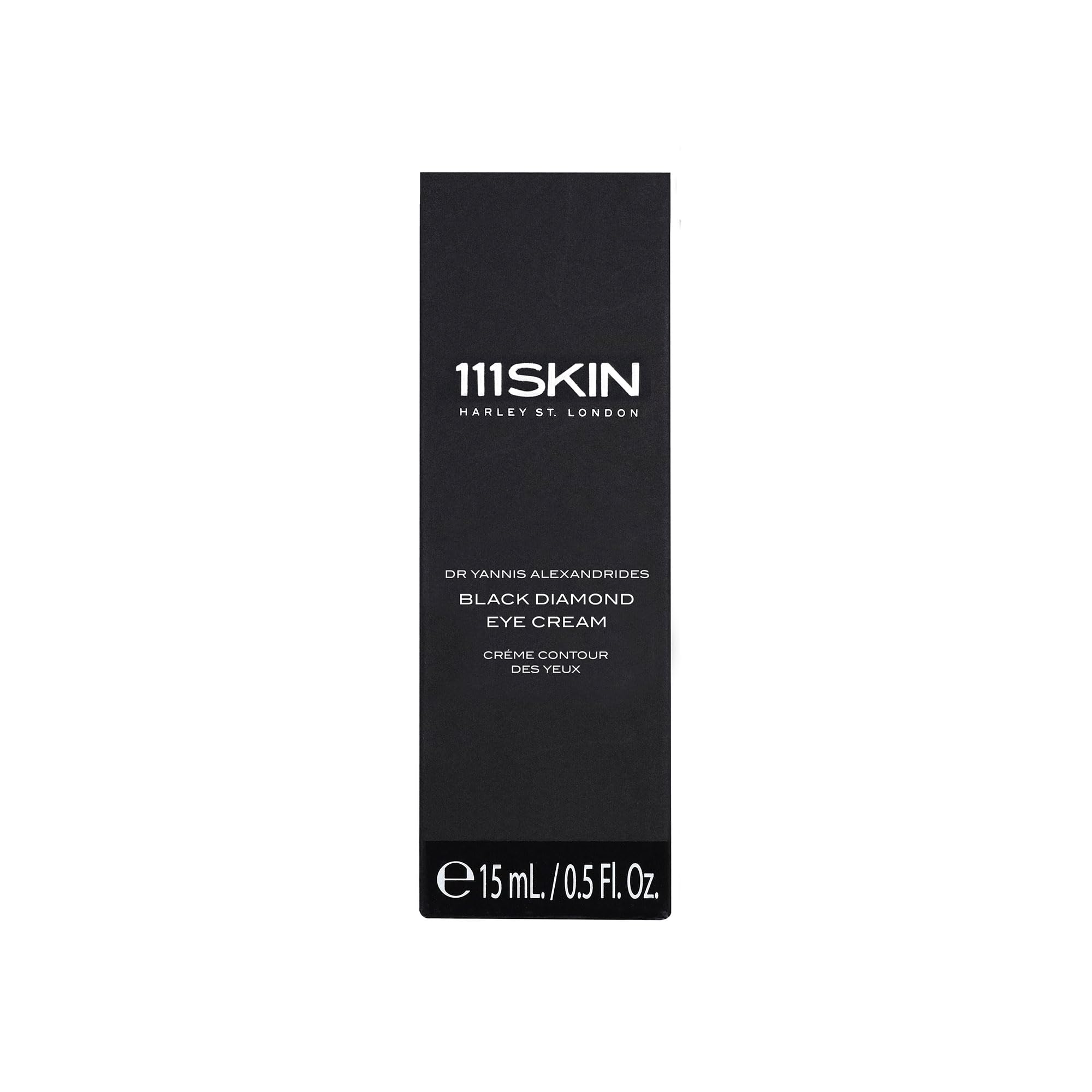 111SKIN Black Diamond Eye Cream with Granactive Retinoid - Anti-Aging Treatment for Fine Lines & Dark Circles - Sensitive Skin Formula - 0.51 fl oz - Perfect for Nighttime Skincare Routine & Reducing Under-Eye Puffiness