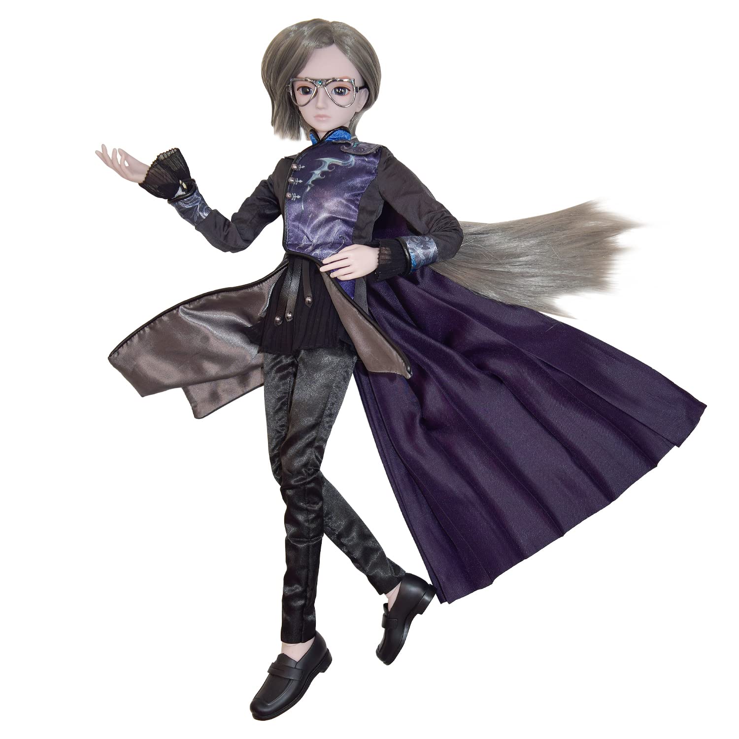Proudoll 1/3 BJD Doll 60cm (24Inches) Male Ball Jointed SD Doll with 22 Moveable Joints - Customizable PVC Action Figure with Tuxedo Mask Costume, Wig, Outfits & Basic Makeup - Perfect for Collectors, Cosplay, and Photography
