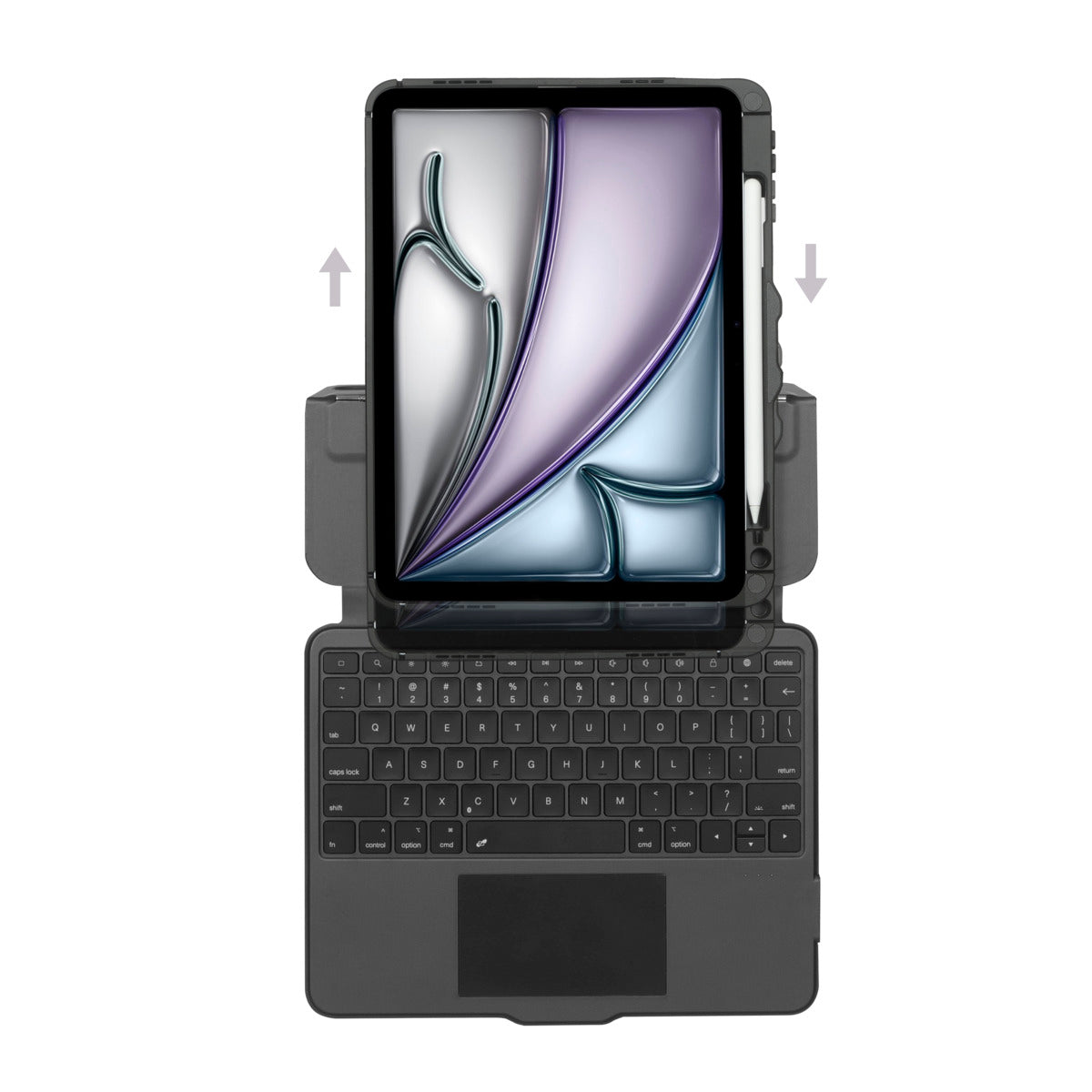 VersaVu® Bluetooth Keyboard Case for iPad 11-inch & 10.9-inch Models - Compatible with iPad Air (M3/M2), iPad (10th Gen), iPad Pro (1st-4th Gen) | Slim Protective Cover with Backlit Keys for Work, Travel & Home Office Use