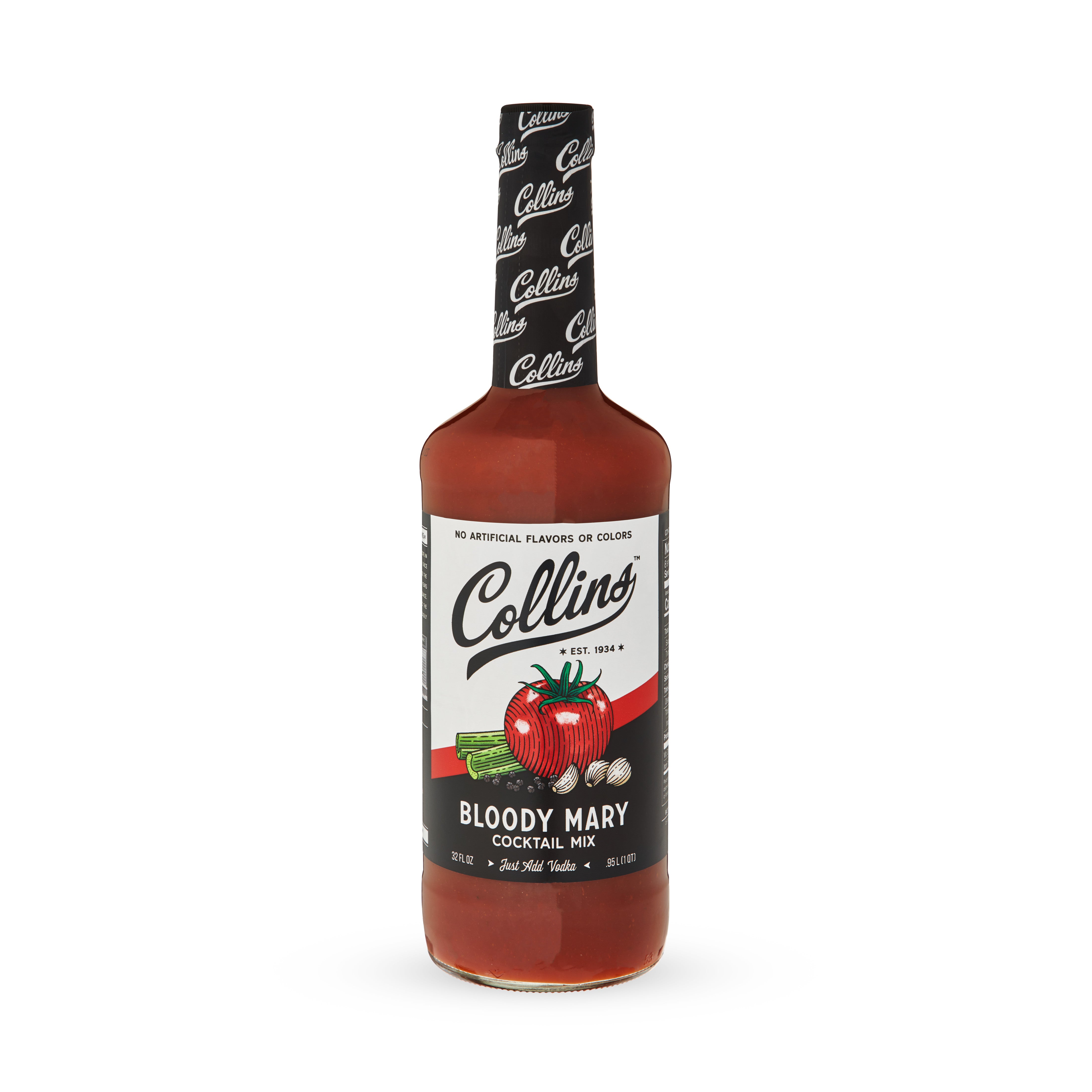 Premium Classic Bloody Mary Cocktail Mix - 32 oz Bottle | Authentic Spicy Tomato Juice Blend for Brunch, Parties & Home Bars | Perfect for Bloody Mary Sunday Brunches & Cocktail Nights