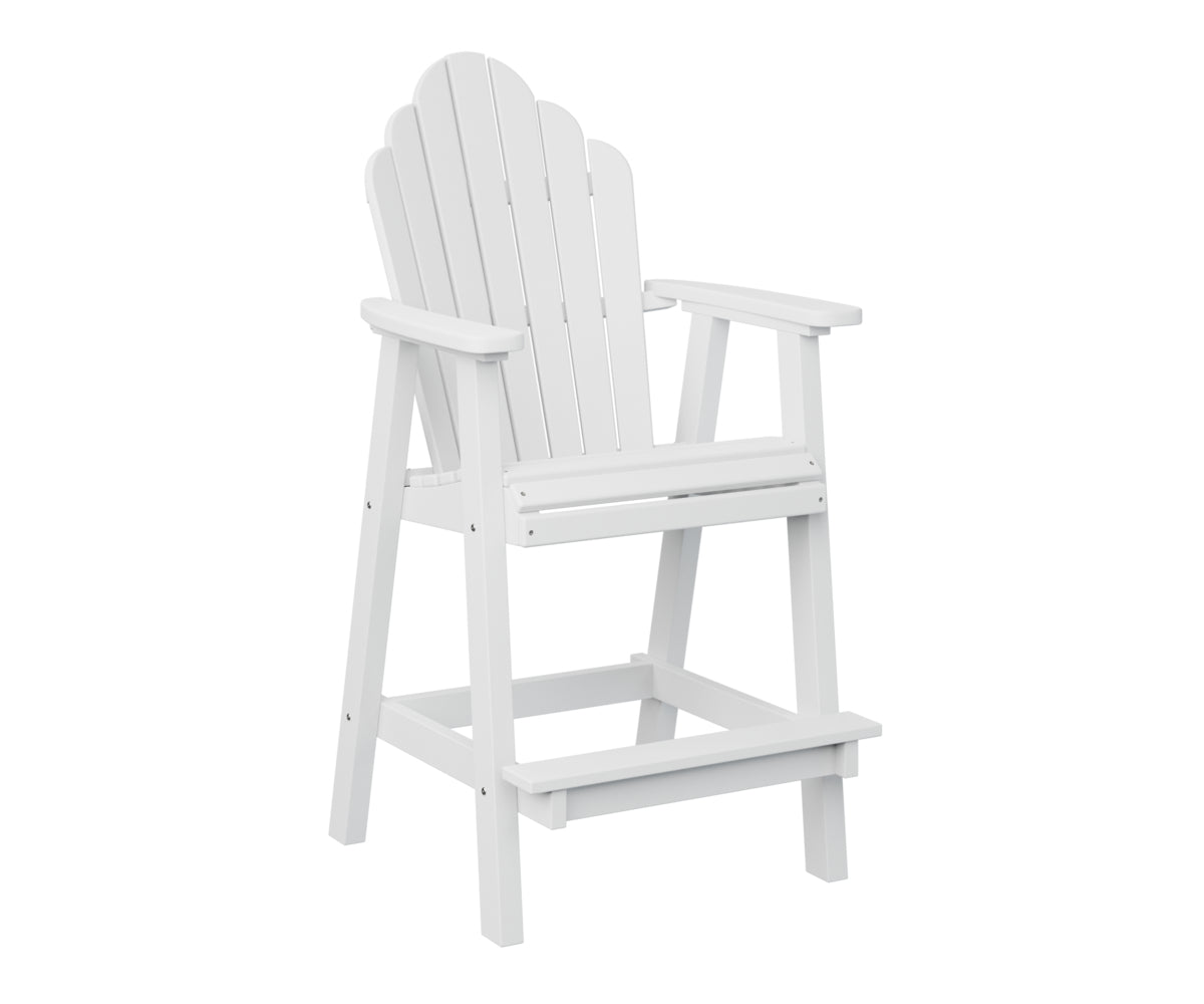 Berlin Gardens Cozi Back Bar Chair - Comfortable Counter Height Stool for Kitchen, Bar & Outdoor Use - Perfect for Dining, Entertaining & Relaxing