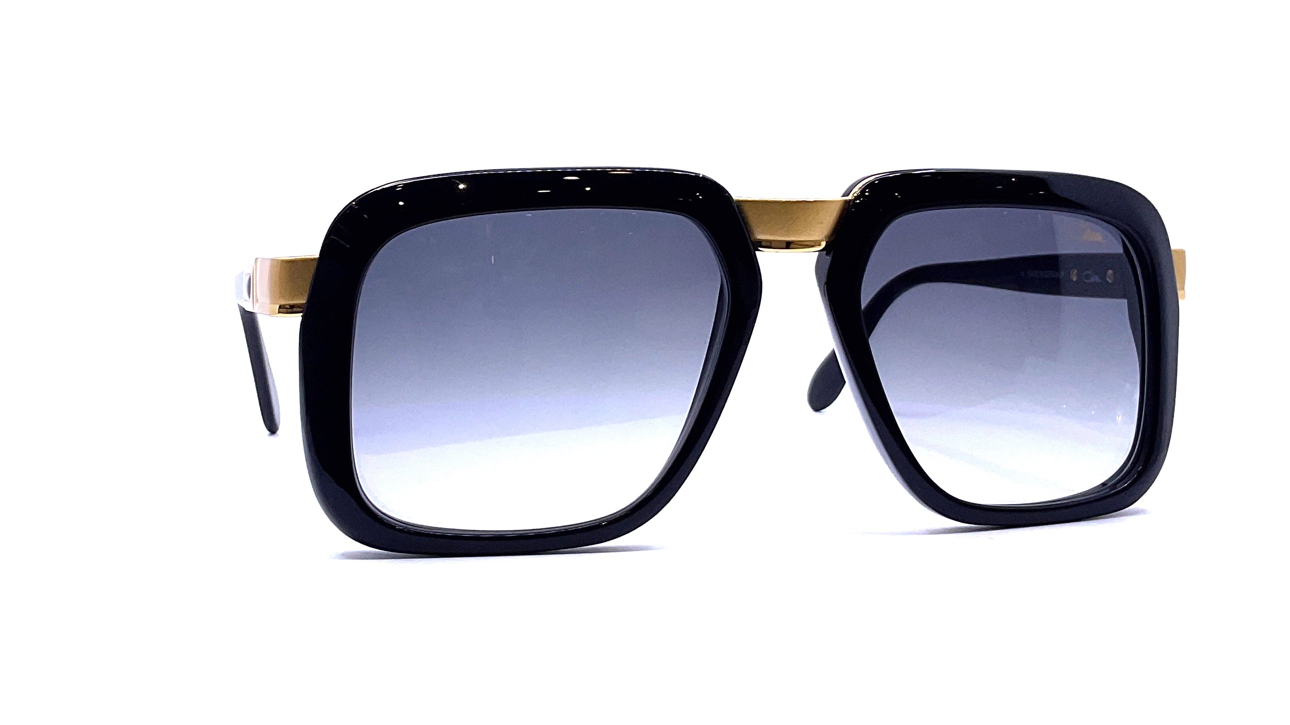 Cazal 616 Sunglasses - Black/Gold Aviator Style for Men & Women - Perfect for Outdoor Activities, Driving, and Fashion Accessories