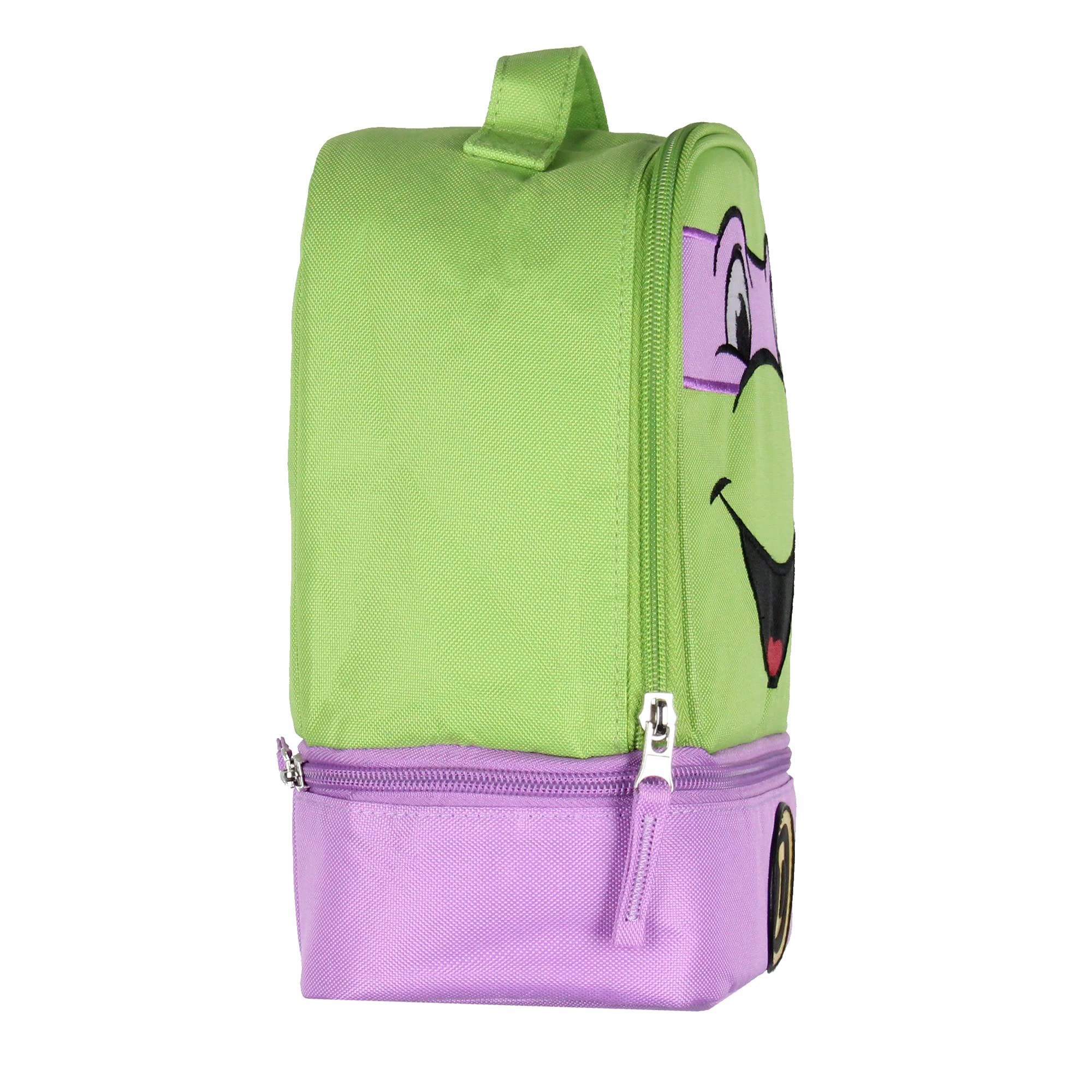 INTIMO Teenage Mutant Ninja Turtles TMNT Donatello Insulated Lunch Box with Dual Compartments - Perfect for School, Work & Picnics