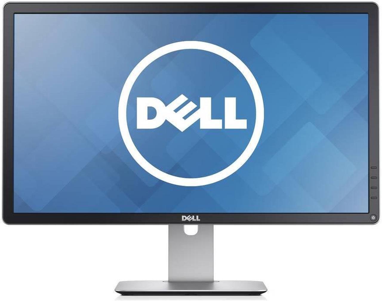 Dell P2414H 24 Inch IPS LED Monitor - Full HD 1080p, DisplayPort, DVI, VGA, USB Hub, Widescreen (Black) | Home Office & Gaming Monitor | Certified Refurbished (Grade A) with 90-Day Warranty