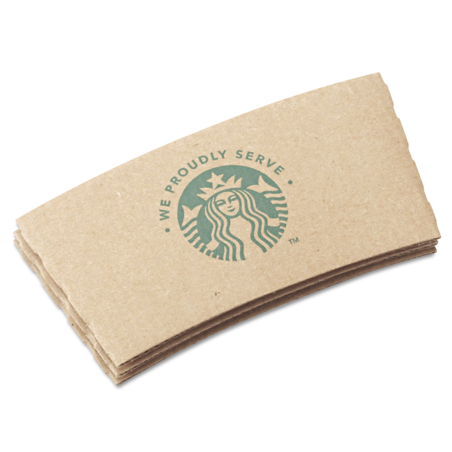 Starbucks 11020575 Kraft Coffee Cup Sleeves for 12/16/20 oz Hot Cups - 1380 Sleeves per Carton - Perfect for Coffee Shops, Cafes & Takeout Businesses