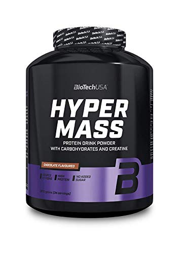 BioTechUSA Hyper Mass Gainer Protein Powder - Vanilla Flavor 5lb (2270g) for Muscle Growth & Weight Gain - Post Workout Recovery Shake for Bodybuilding & Fitness