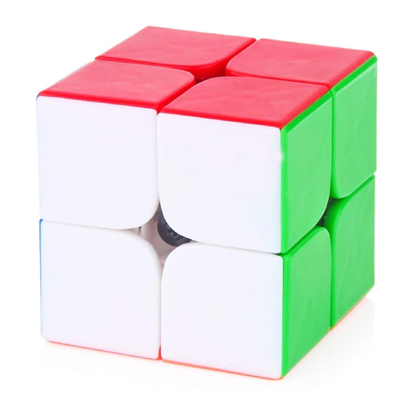 2x2x2 High-Speed Stickerless Magic Cube - Smooth & Durable Puzzle Toy for Kids & Adults - Perfect for Stress Relief, Brain Training & Gift Giving