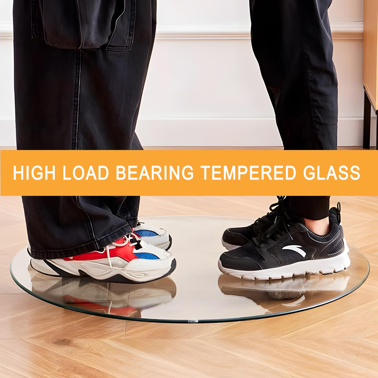 42 Inch Round Tempered Glass Table Top - 3/8
