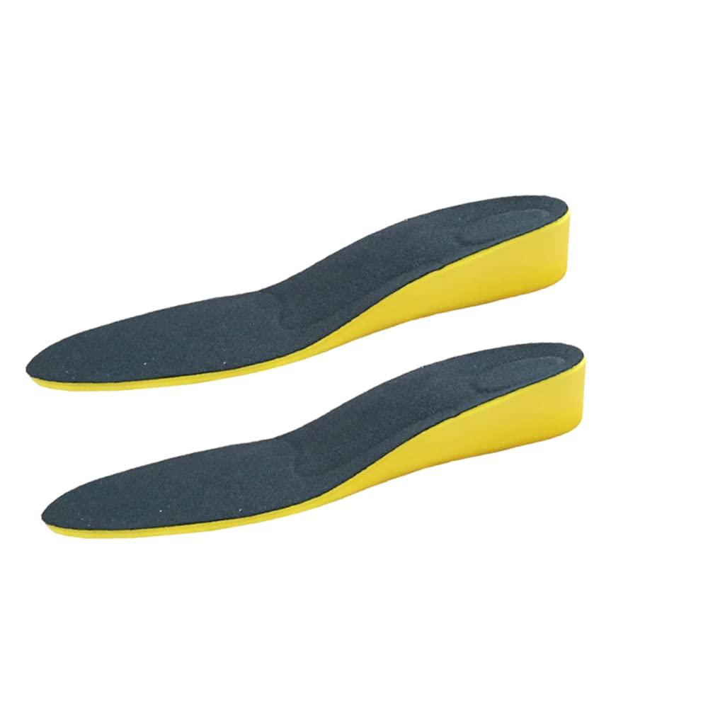 BIHIKI Height Increase Insoles for Men & Women – 2/3/5 cm Lift, Invisible Arch Support, Orthopedic Shoe Inserts for Shock Absorption – EU 39-42 (Men 3cm) – Perfect for Work, Dating & Everyday Comfort
