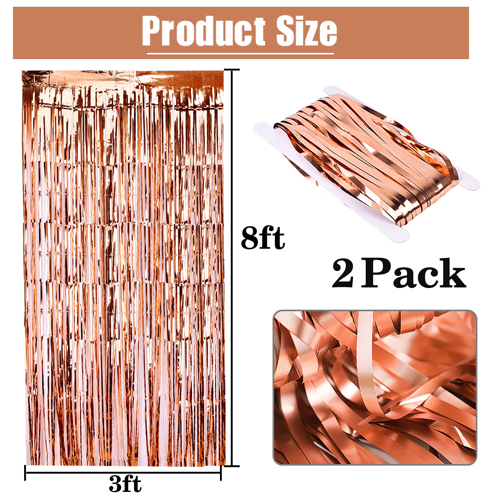 Rose Gold Bachelorette Party Decorations Kit - Bride to Be Balloons, Banner, Engagement Ring & Crown Balloons for Bridal Shower - Perfect for Wedding Showers, Engagement Parties & Girls' Night Celebrations