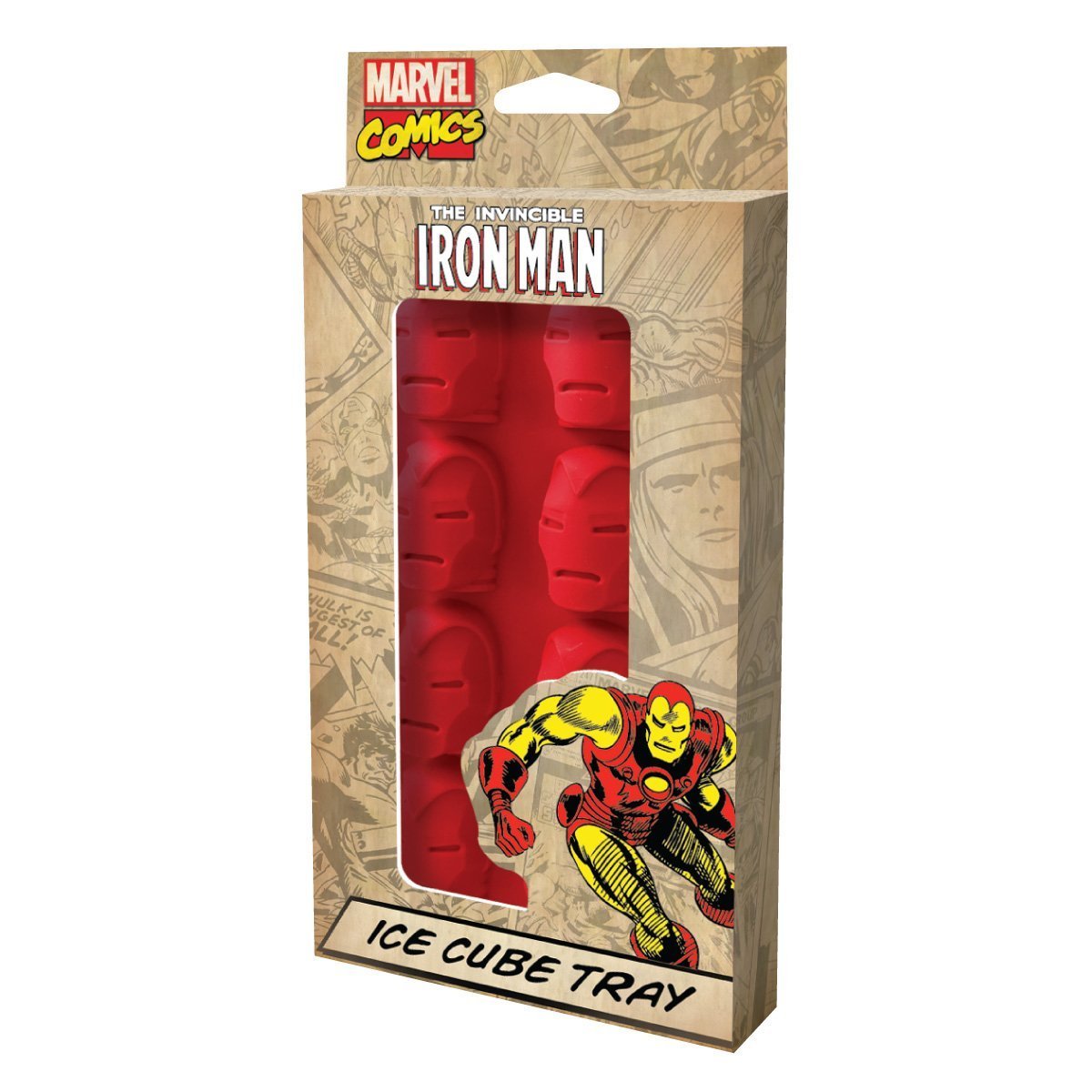 Iron Man Ice Cube Tray - Marvel Superhero Silicone Mold for Fun Drinks & Cocktails - Perfect for Parties, Kids & Marvel Fans