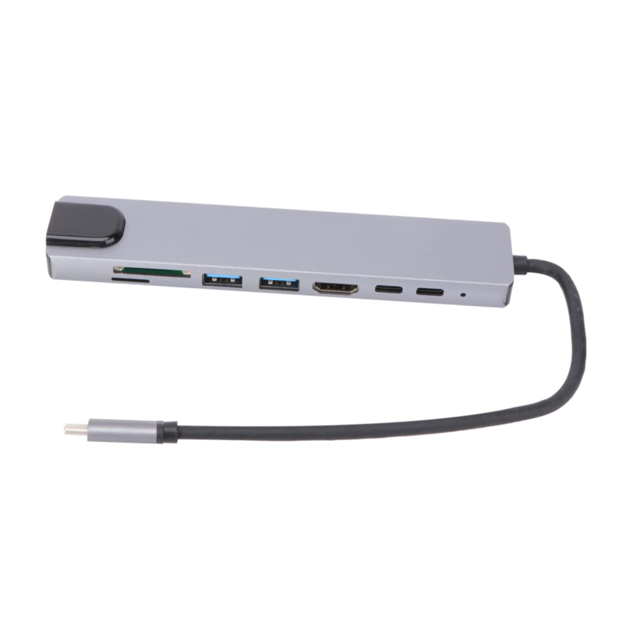 OSALADI 8-in-1 USB 3.0 Hub with Type-C Adapter - Multi-Port USB C Hub Converter for Laptop, Notebook Docking Station with 4K Support - Perfect for Home Office, Gaming & Travel Accessories