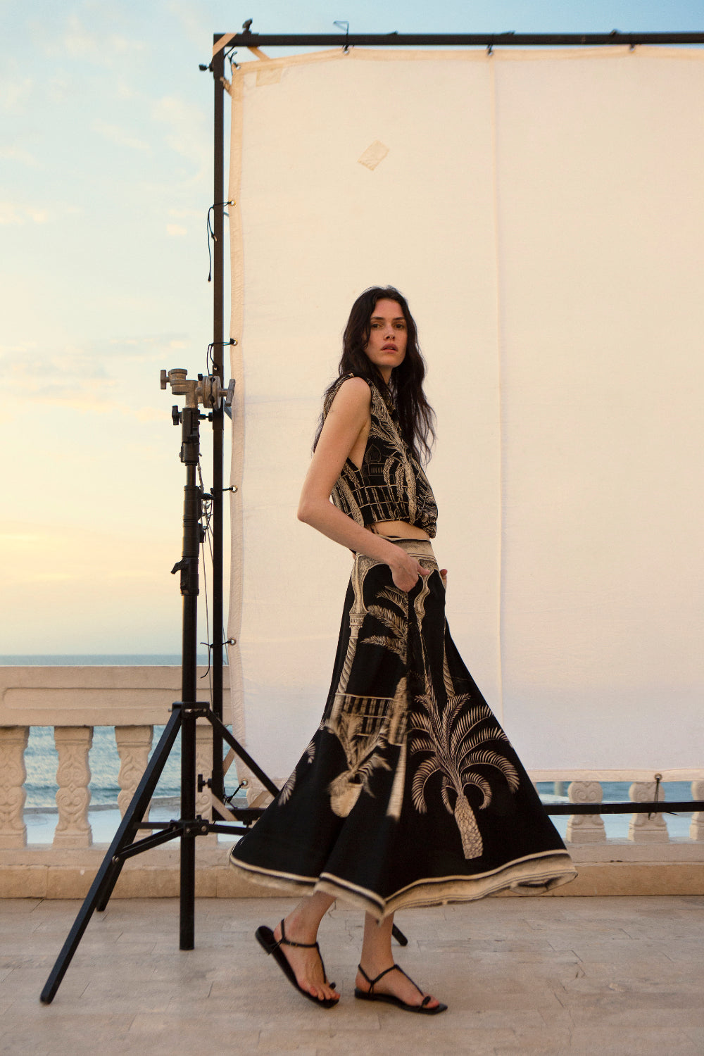 Poems Of The Sea Skirt - Romantic Beach Cover Up for Women | Perfect for Vacations, Poolside & Summer Outfits