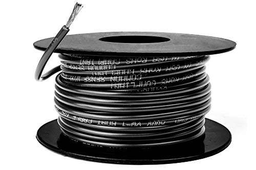 18 AWG UL 1426 Marine Grade Tinned Copper Boat Cable - Premium Marine Electrical Wire for Boats, Yachts & Marine Applications - Waterproof & Corrosion Resistant - Ideal for Marine Wiring, Lighting & Electrical Systems