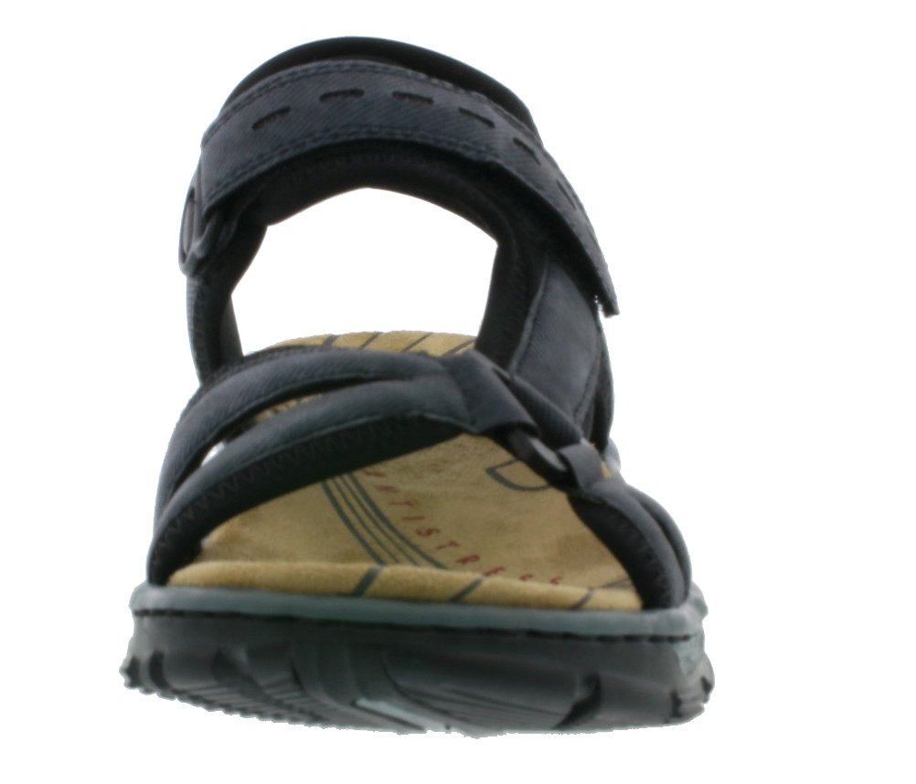 Rieker Women's Closed Toe Sandals - Comfortable Summer Walking Shoes with Arch Support | Perfect for Beach, Travel & Casual Outfits