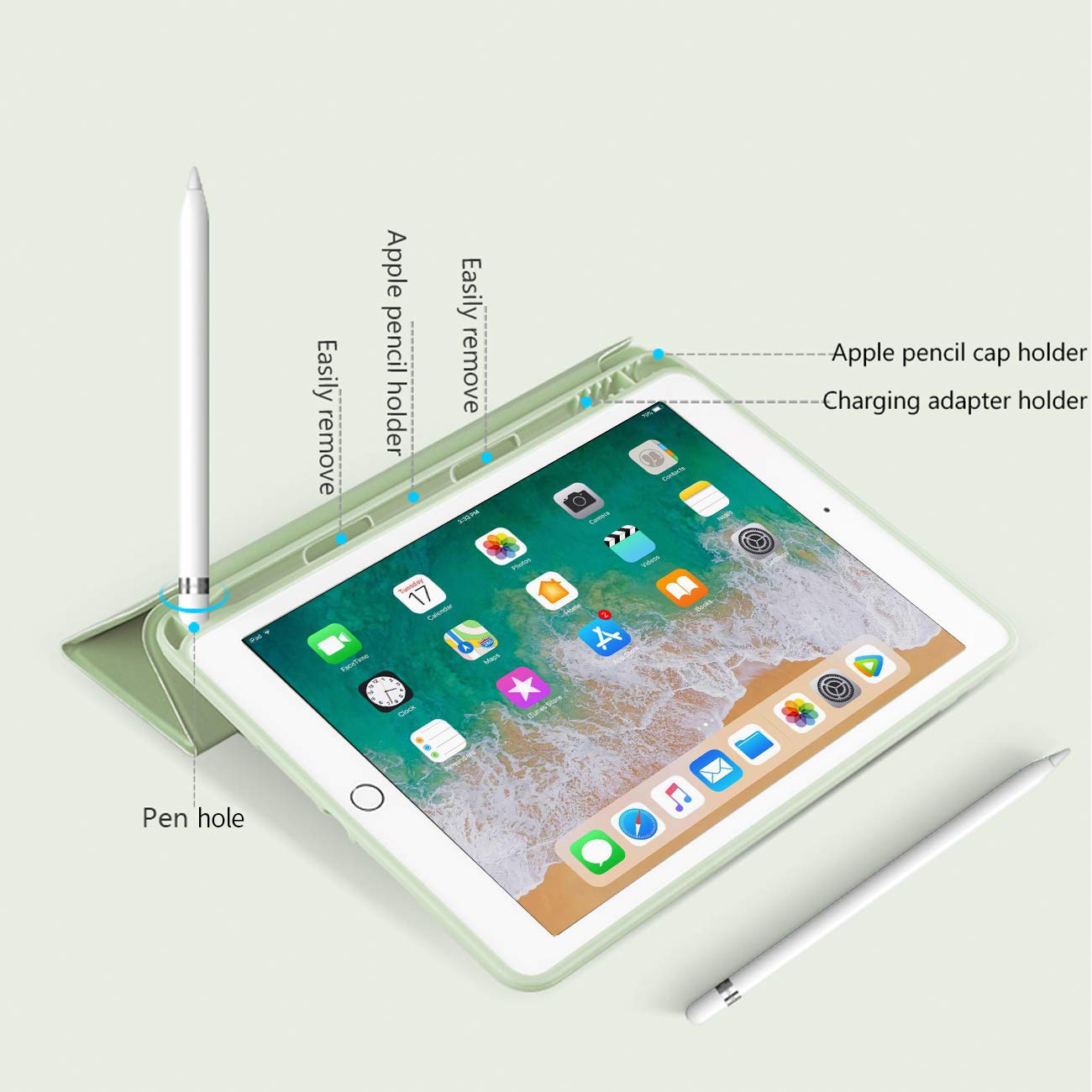 Premium Lightweight Trifold Smart Case for iPad Air 3 10.5