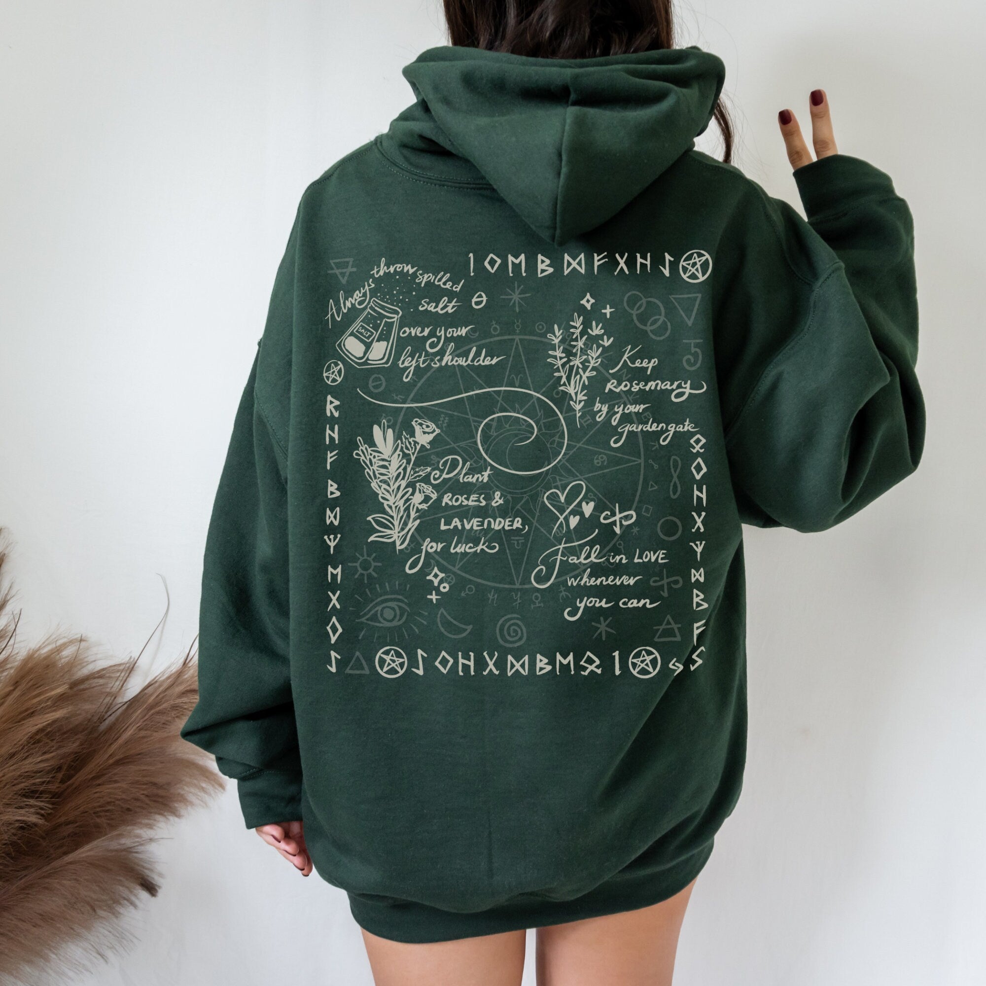 Practical Magic Sweatshirt | Witchy Apparel | Movie Inspired Hoodie | Cute Fall Fashion | Basic Witch Clothing | Cozy Witchy Woman Outfit - Perfect for Halloween, Autumn Layering & Witchy Vibes