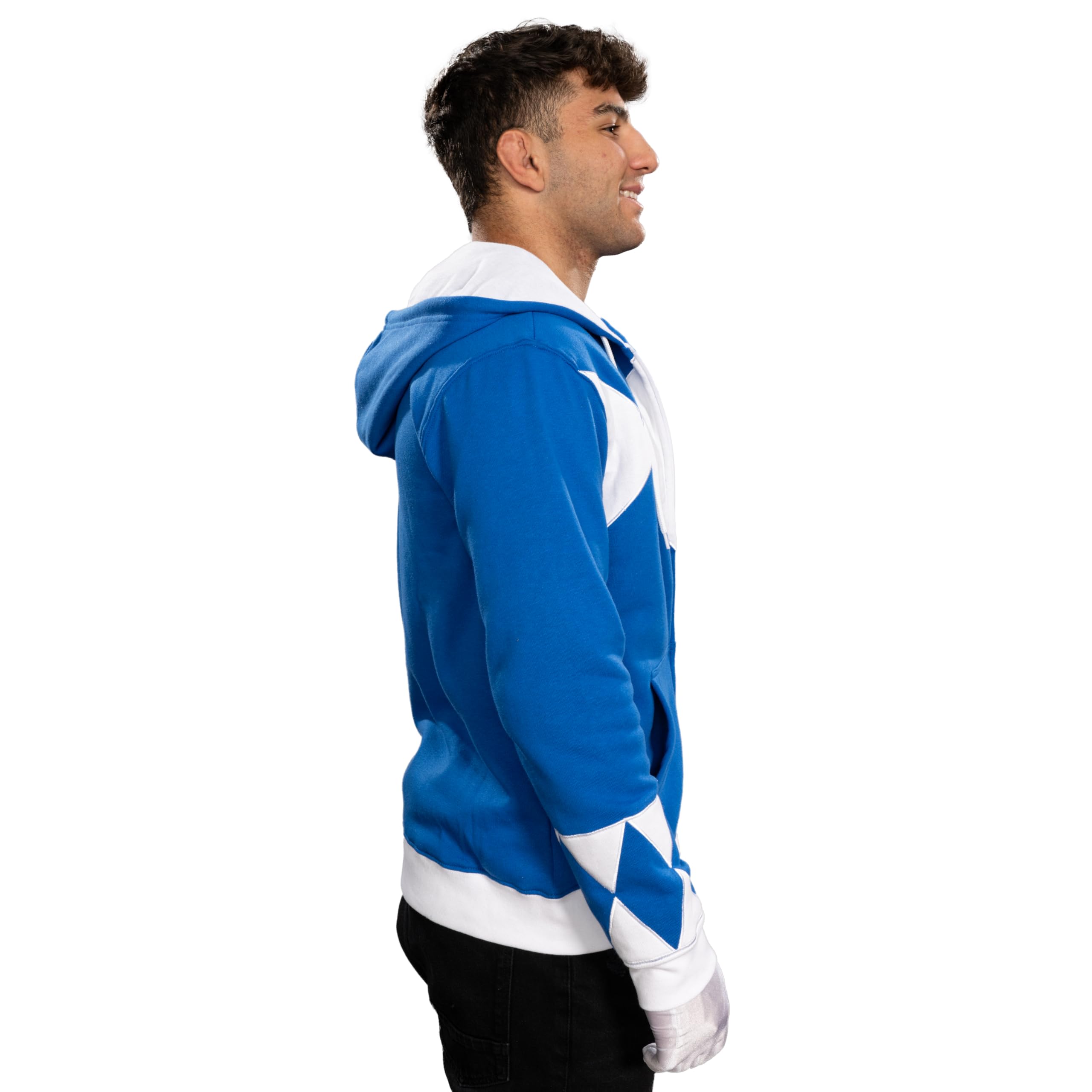 Power Rangers Hooded Costume Sweatshirt for Kids - Official Licensed Character Hoodie for Halloween Cosplay, Birthday Parties & Superhero Dress-Up