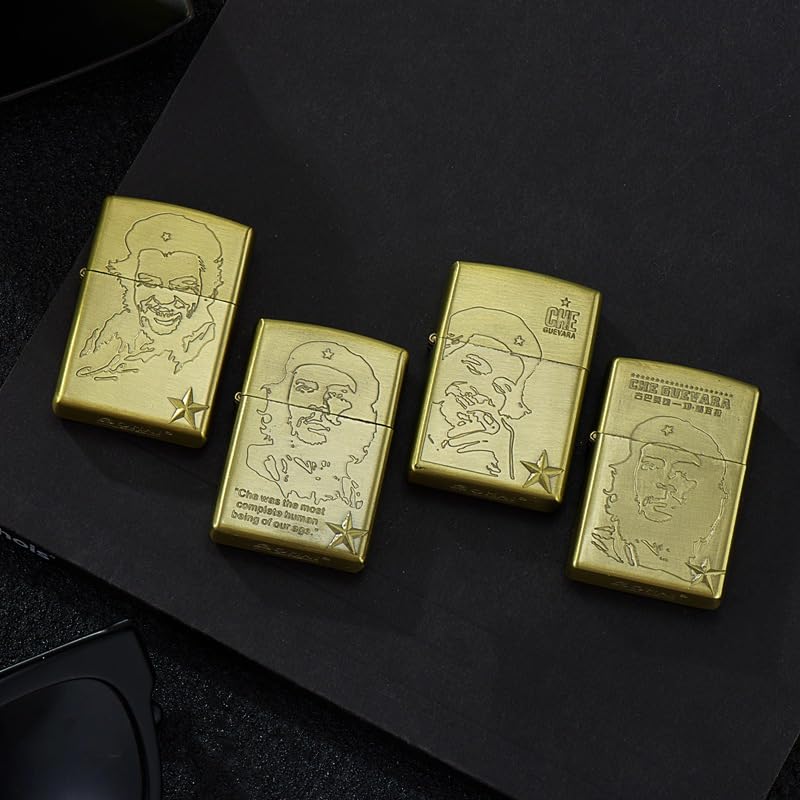 Junweideyi Chinese Style Zippo Replacement Lighter Case - Compatible with 3.6cm x 1.2cm x 5cm Inserts (Style 15) | Perfect for Collectors, Gifts & Outdoor Activities