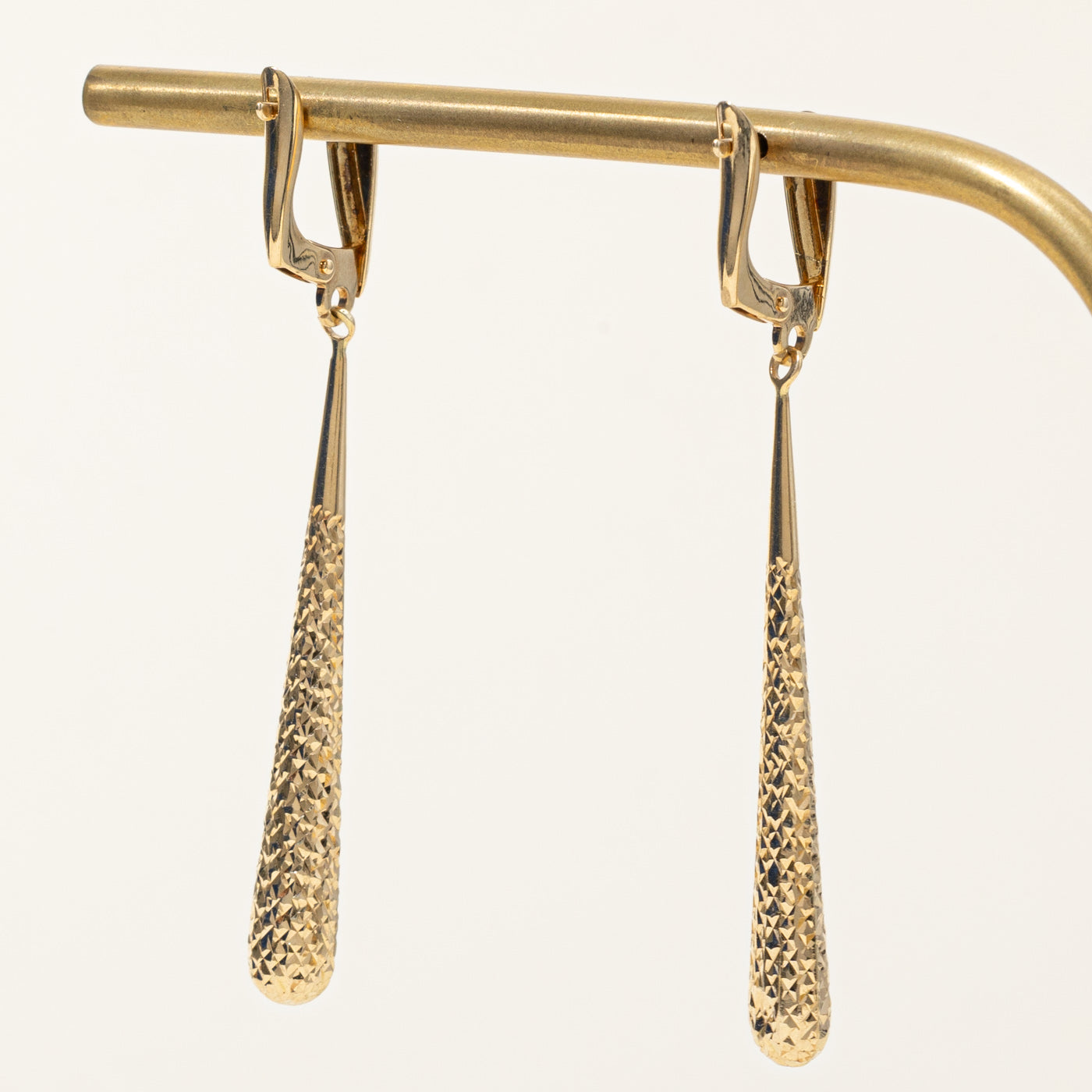 14K Yellow Gold Drop Earrings for Women - Elegant Dangling Jewelry Gift for Birthday, Anniversary & Special Occasions