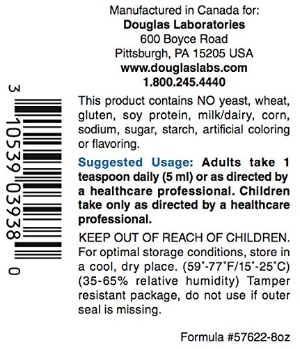 Douglas Laboratories Liquid Magnesium Supplement - 8 fl. oz | Supports Heart Health, Bone Strength & Enzyme Function | For Athletes, Seniors & Stress Relief