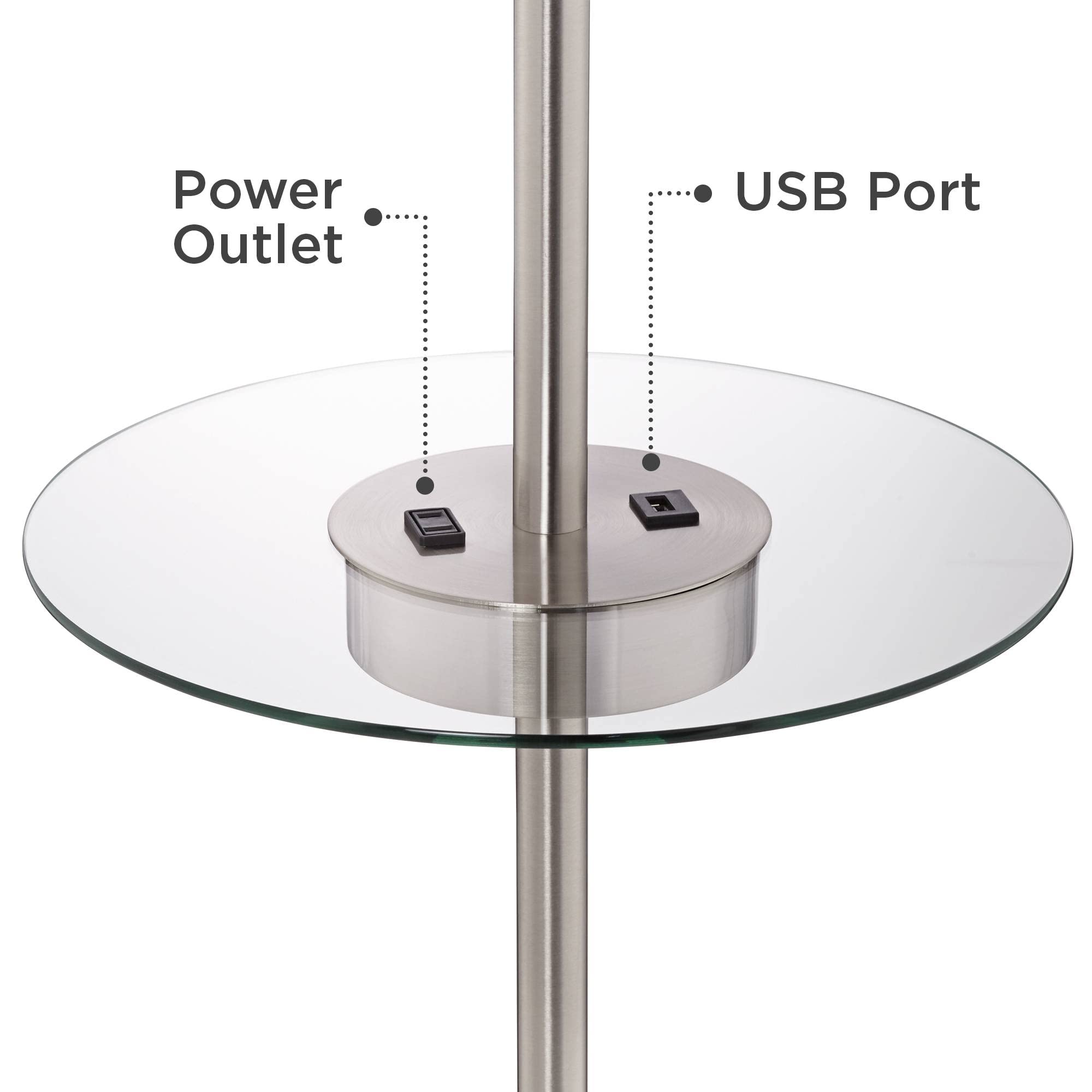 360 Lighting Caper Modern Floor Lamps Set of 2 - 60.5