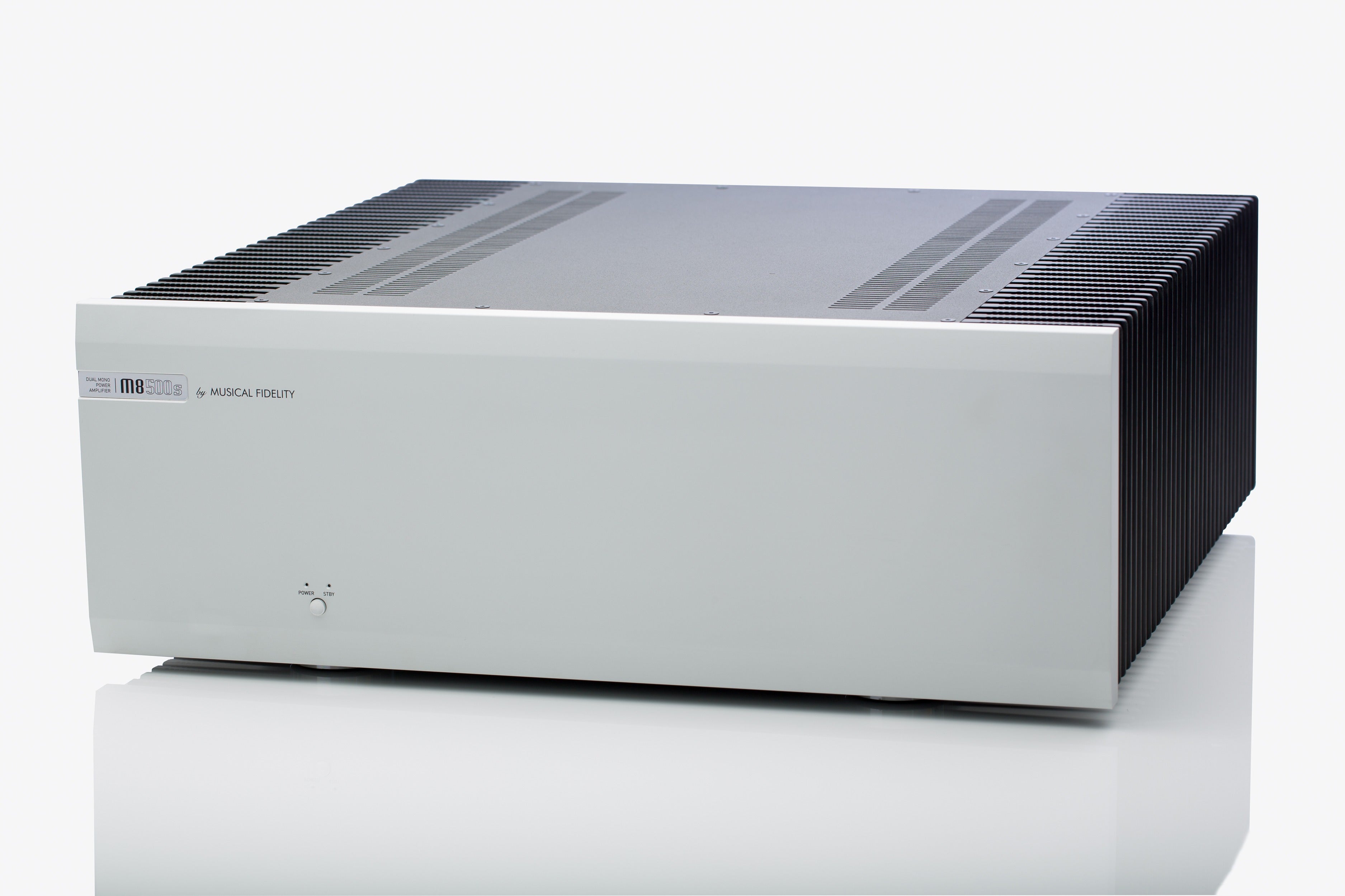 Musical Fidelity M8S 500S High-End Power Amplifier - 500W Stereo Audio Amplifier for Home Theater & Hi-Fi Systems | Perfect for Audiophiles & Music Enthusiasts