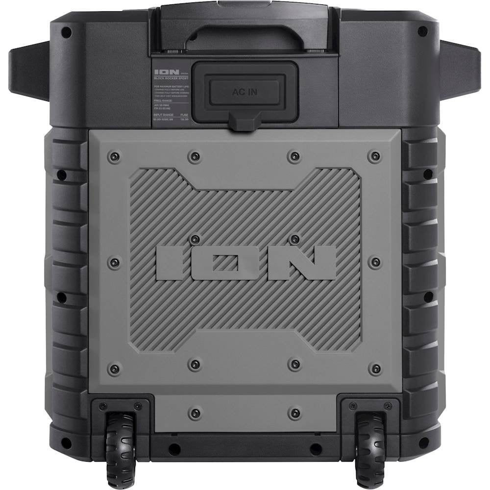 ION Pathfinder Portable Bluetooth Speaker - Wireless Outdoor Speaker with Long Battery Life, Waterproof Design for Pool Parties, Beach, Camping & Travel