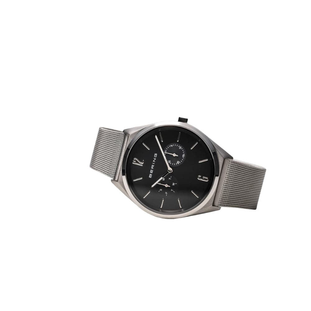 Bering Ultra Slim Silver Milanese Strap Unisex Watch 17140 002 - Stylish Minimalist Design for Men & Women - Perfect for Office, Business Meetings & Formal Occasions