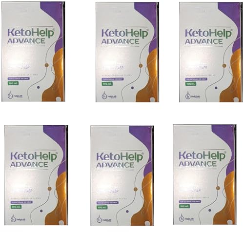 KETOHELP Anti-Hair Loss Shampoo for Men & Women - Pack of 6 | Natural DHT Blocker with Biotin & Caffeine | Perfect for Thinning Hair & Scalp Care - Home & Travel Use