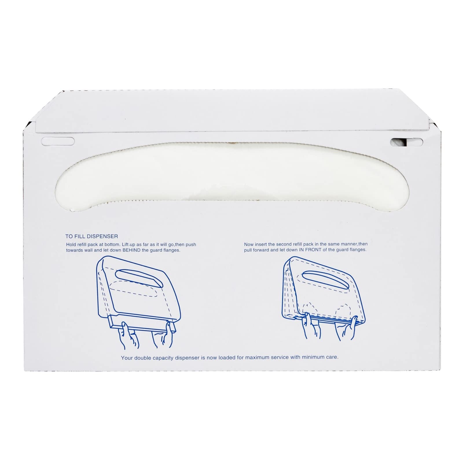 Disposable Toilet Seat Covers 4-Pack (250 Pcs) - Flushable for Travel & Home Use
