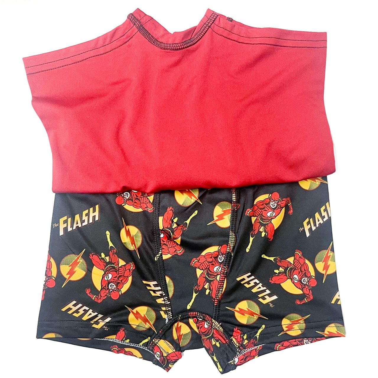 DC The Flash Boys' Assorted Boxer Briefs 2-Pack (4-10 Years) - Soft Cotton Underwear for Kids, Comfortable & Breathable for Daily Wear, Playtime & Sports