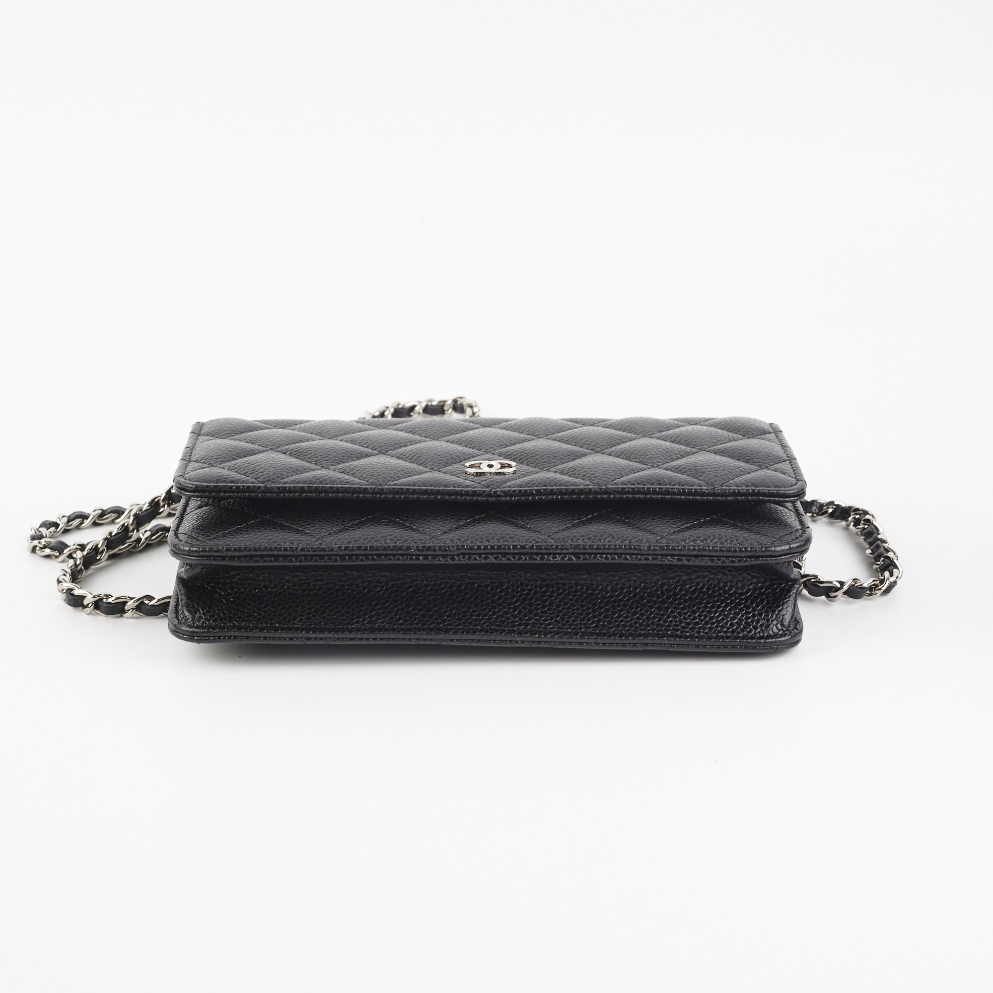 Chanel Caviar Leather Wallet On Chain Black Crossbody Bag - Luxury Designer WOC for Women, Perfect for Parties, Date Nights & Everyday Use