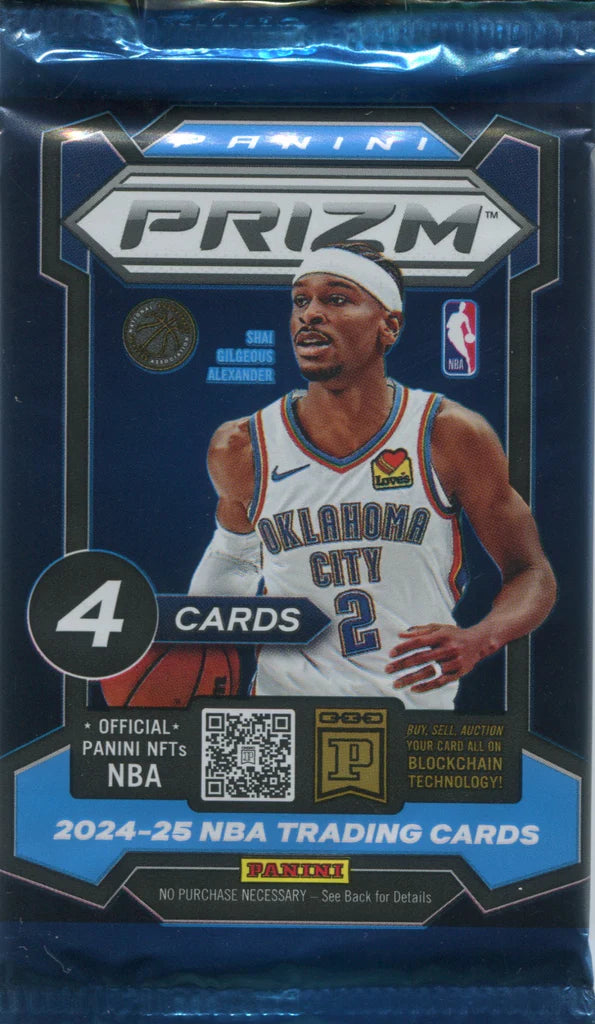2024 Panini Prizm Basketball Trading Cards Retail Pack - Collectible NBA Player Cards for Sports Fans & Card Collectors - Perfect for Trading, Gifting and Displaying