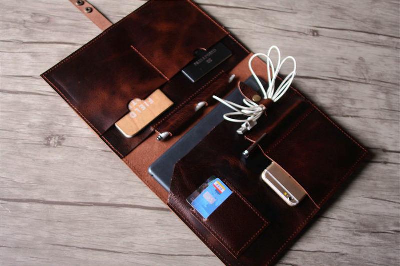 Premium A4 Leather Business Portfolio - Personalized Writing Folder for Professionals, Office Meetings & Corporate Gifting