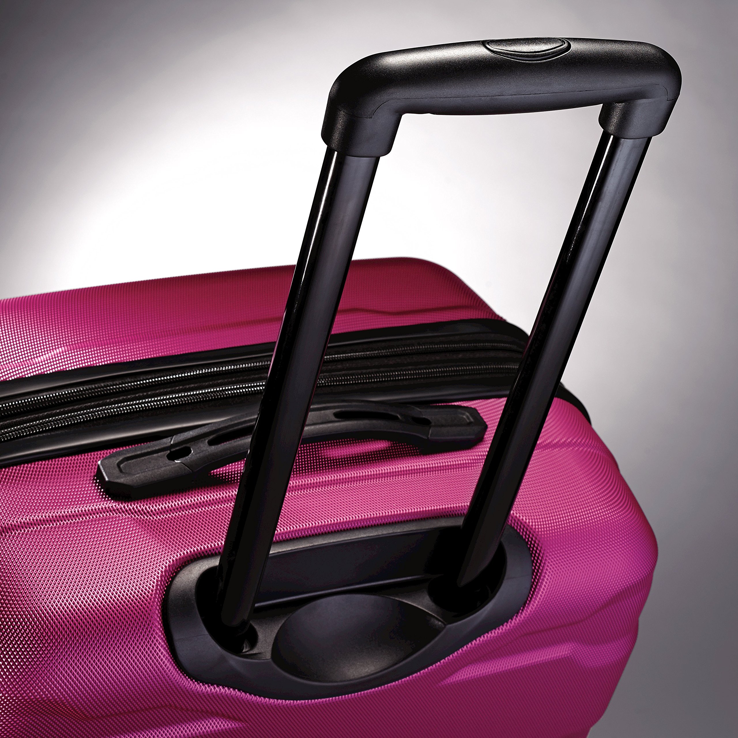 Samsonite Omni PC Hardside Expandable Luggage Set with 360° Spinner Wheels - 3-Piece (20/24/28 Inch) in Radiant Pink - Perfect for Business Travel, Family Vacations & International Trips