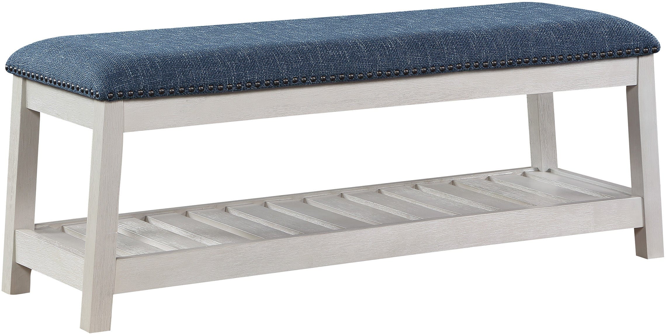 Office Star Lauderdale 48-Inch Bench [LDR] - Durable Office & Home Seating Solution for Waiting Areas, Entryways & Conference Rooms