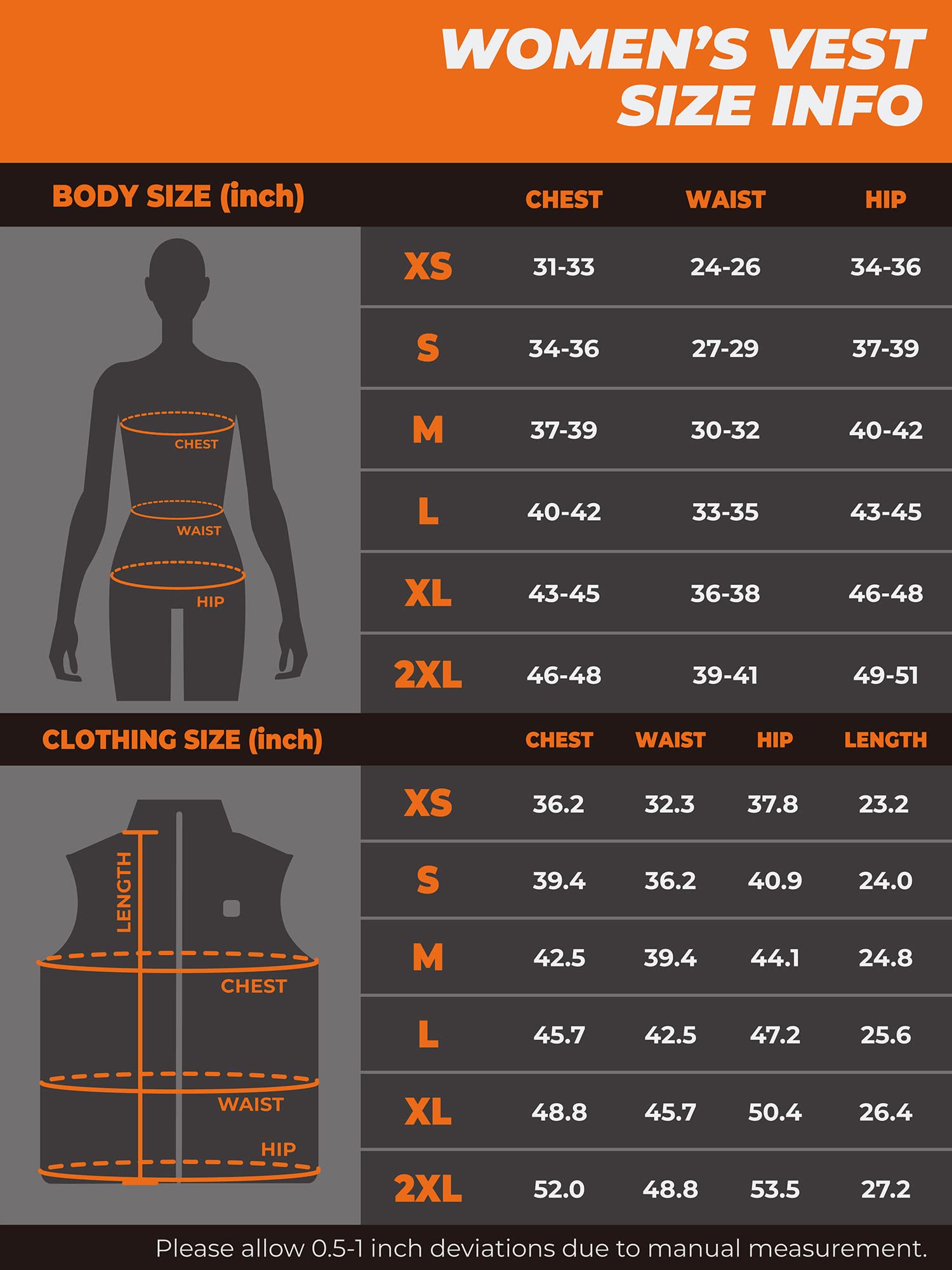 ORORO Women's Lightweight Heated Vest with Battery Pack - Electric Warming Jacket for Cold Weather - Perfect for Outdoor Activities, Hiking, and Winter Sports (Charger Sold Separately)
