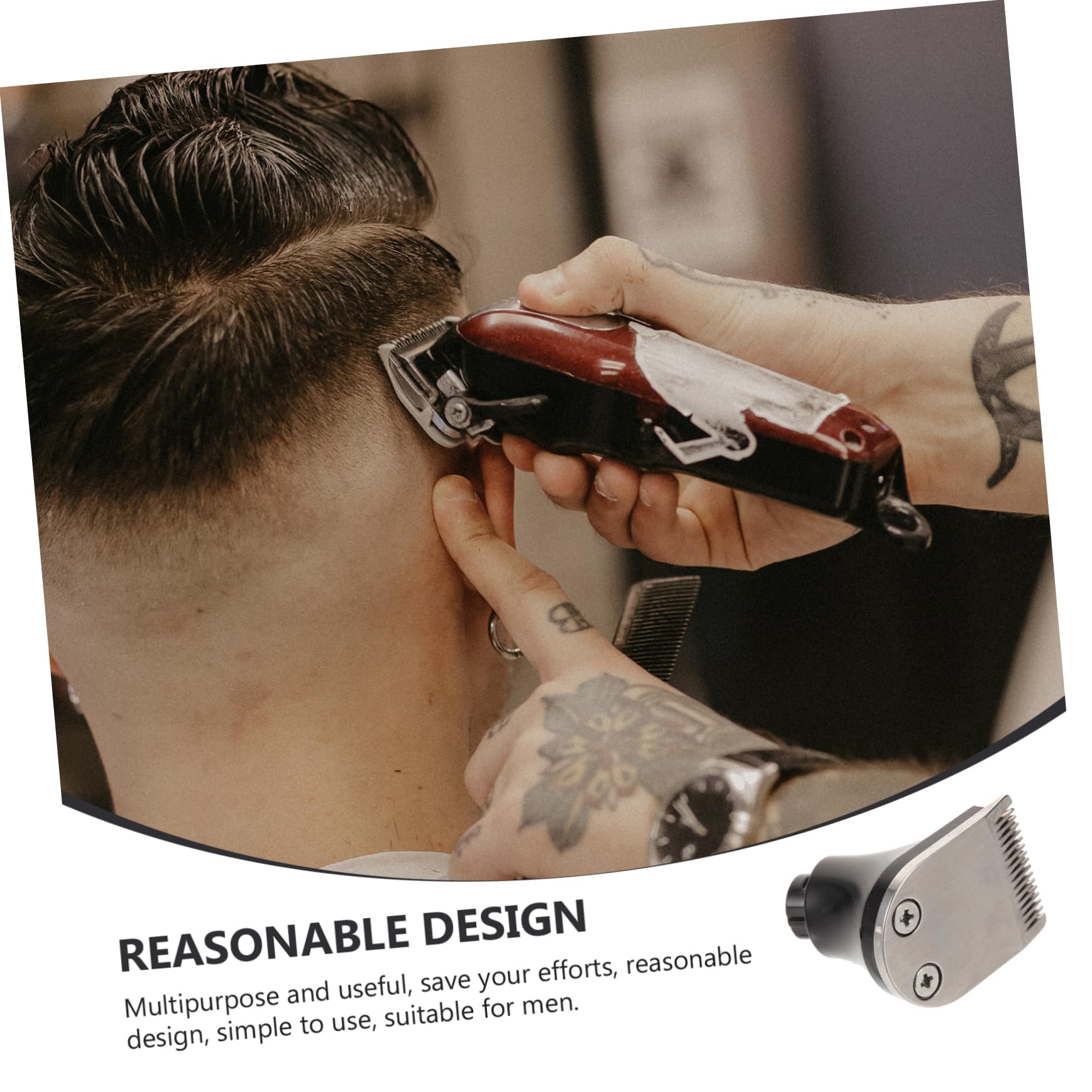 2 Pack Universal Replacement Shaver Heads for Men - Compatible with Most Electric Razors, Durable Plastic Shaving Accessories for Smooth & Comfortable Shave - Perfect for Travel, Home & Gym Use