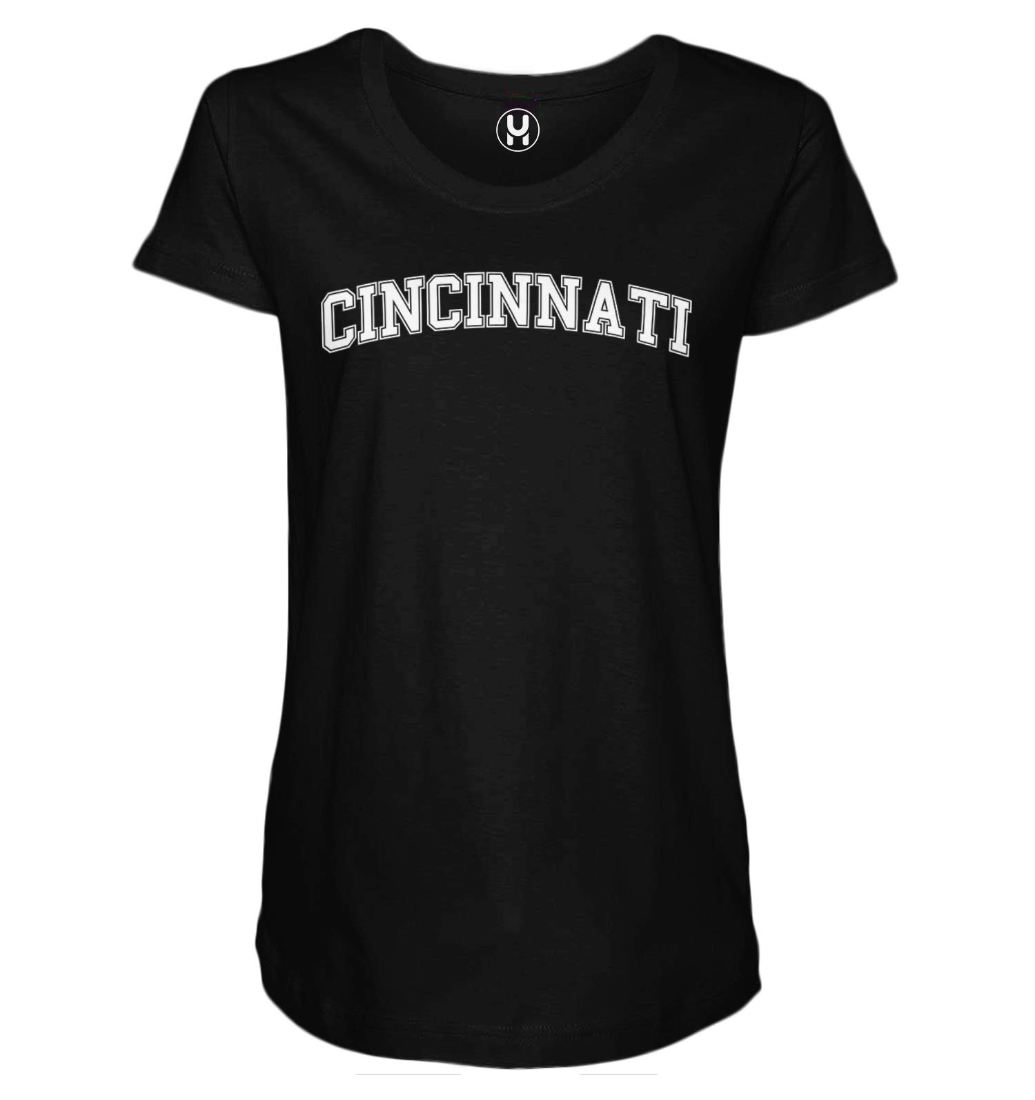 Haase Unlimited Cincinnati - State Proud Strong Side Ruched Maternity T-Shirt | Comfortable Pregnancy Tee for Moms | Perfect for Casual Wear, Baby Showers & Maternity Photos