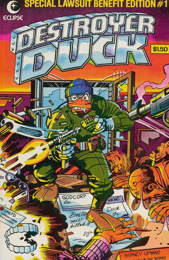 Destroyer Duck #1 VF/NM - Vintage Eclipse Comic Book Featuring Groo by Jack Kirby & Steve Gerber | Collectible Comic for Fans & Investors