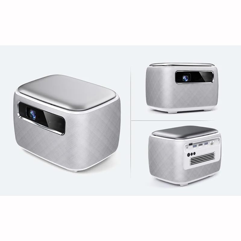 VVHUDA Portable LED DLP Outdoor Home Theater Projector - 4K 1080P Smart Screen Projector with DLP Technology | Perfect for Backyard Movie Nights, Home Cinema & Outdoor Entertainment (Includes Small Gift)
