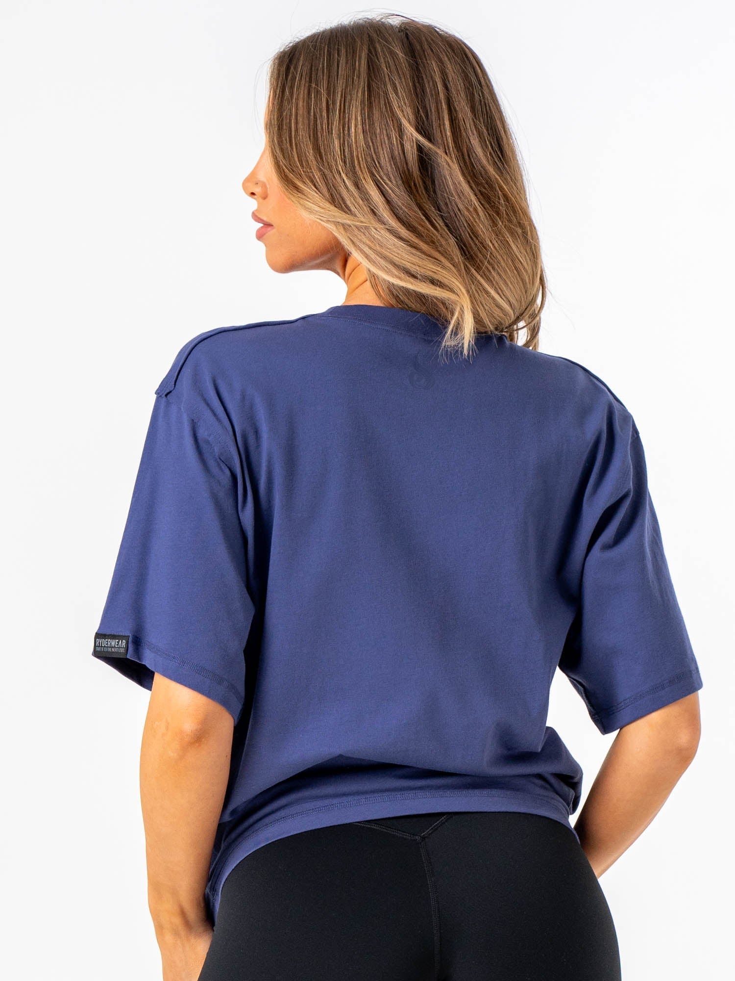Force Oversized T-Shirt in Indigo - Comfortable & Stylish Loose Fit for Men & Women - Perfect for Casual Wear, Street Style & Everyday Outfits